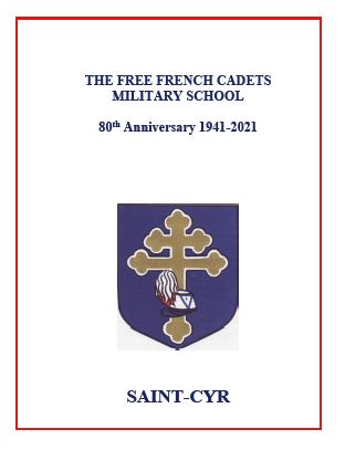 English Notice about the Free French Cadets