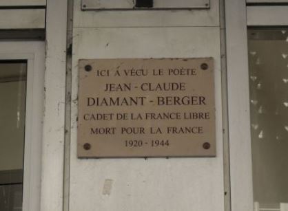 Jean-Claude Diamant-Berger à Paris Cadet et poète