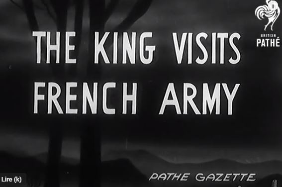 Londres_1940_The King Visits French Army (1'01)