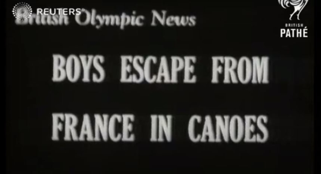 Londres_1941_Cinq garçons s'échappent de France en canoës (2'11)